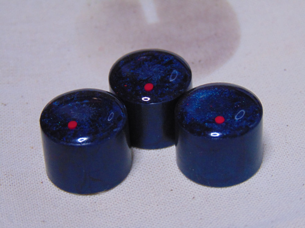 Knobhead PDX Petite Knobs for pedals Starfield Blue (Set of 3)