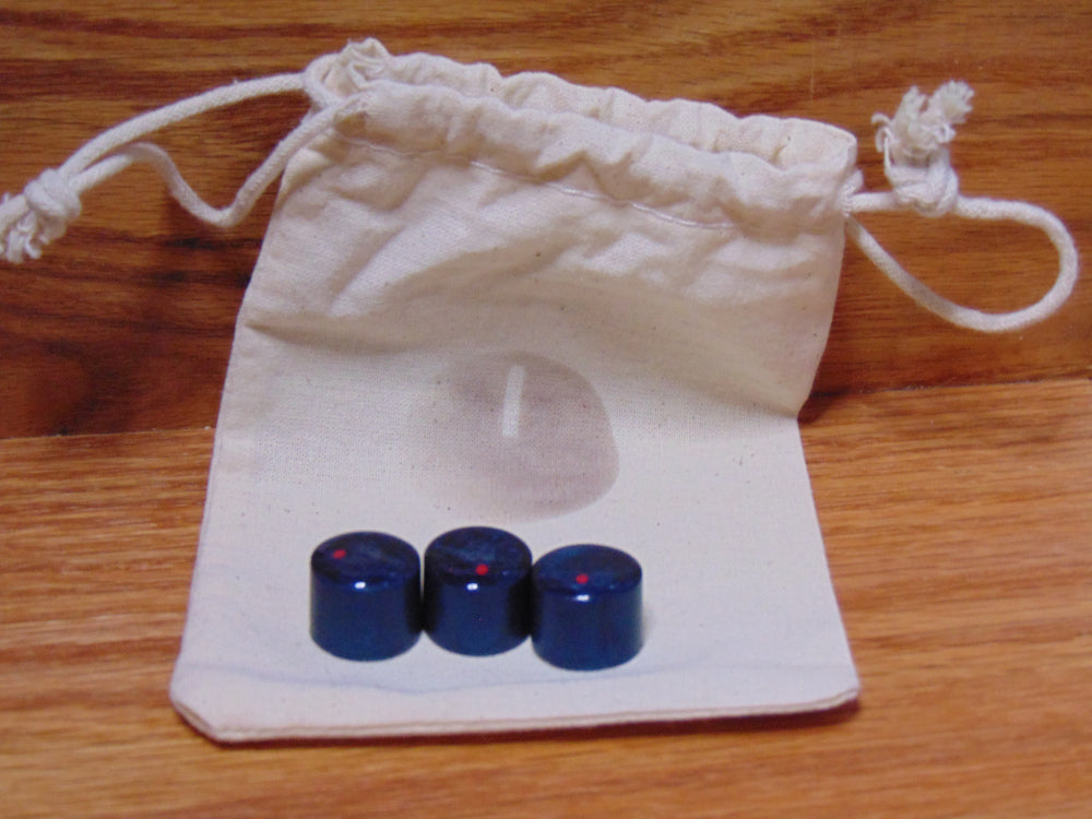 Knobhead PDX Petite Knobs for pedals Starfield Blue (Set of 3)