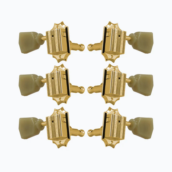 Grover® 135 Series Vintage-Style 3X3 Keystone Tuning Machine Set