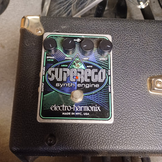 Used Electroharmonix SuperEgo synth engine pedal
