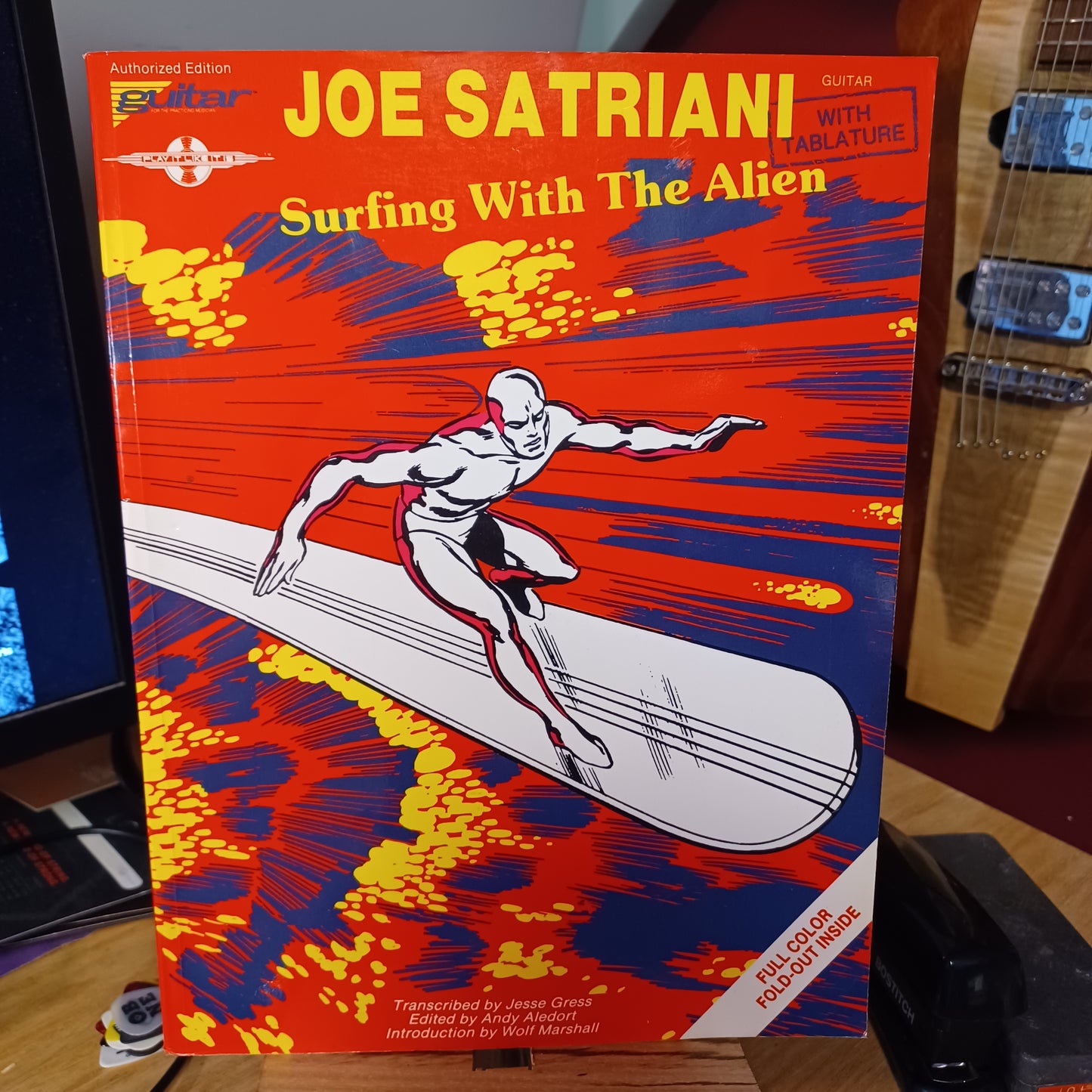 Joe Satriani Surfing with the Alien Tab book 1987 edition