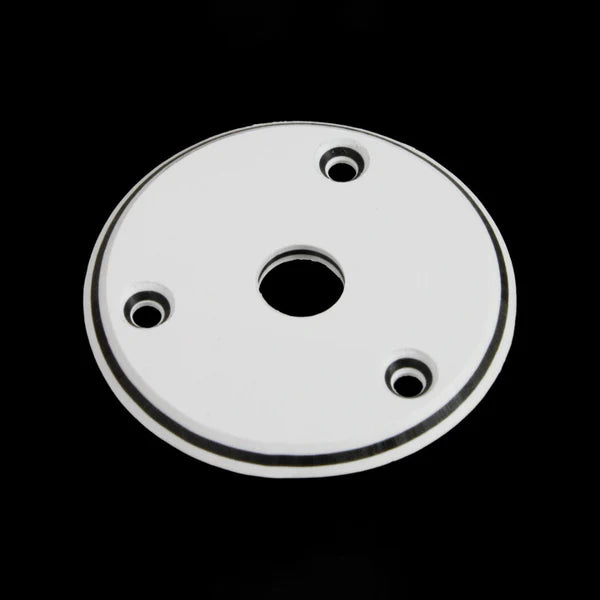 Round Flying V Style Jack Plate White