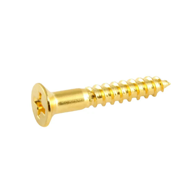 Allparts GS-0063-010 Chrome Bridge Mounting Screws Pack of 5