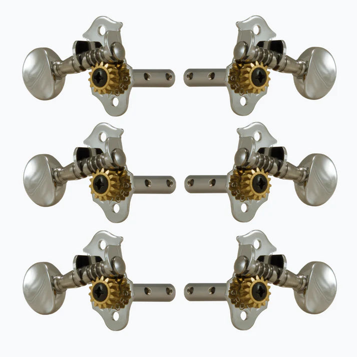 Grover H98N 3x3 Sta-Tite Nickel Keys- set of 6 pcs
