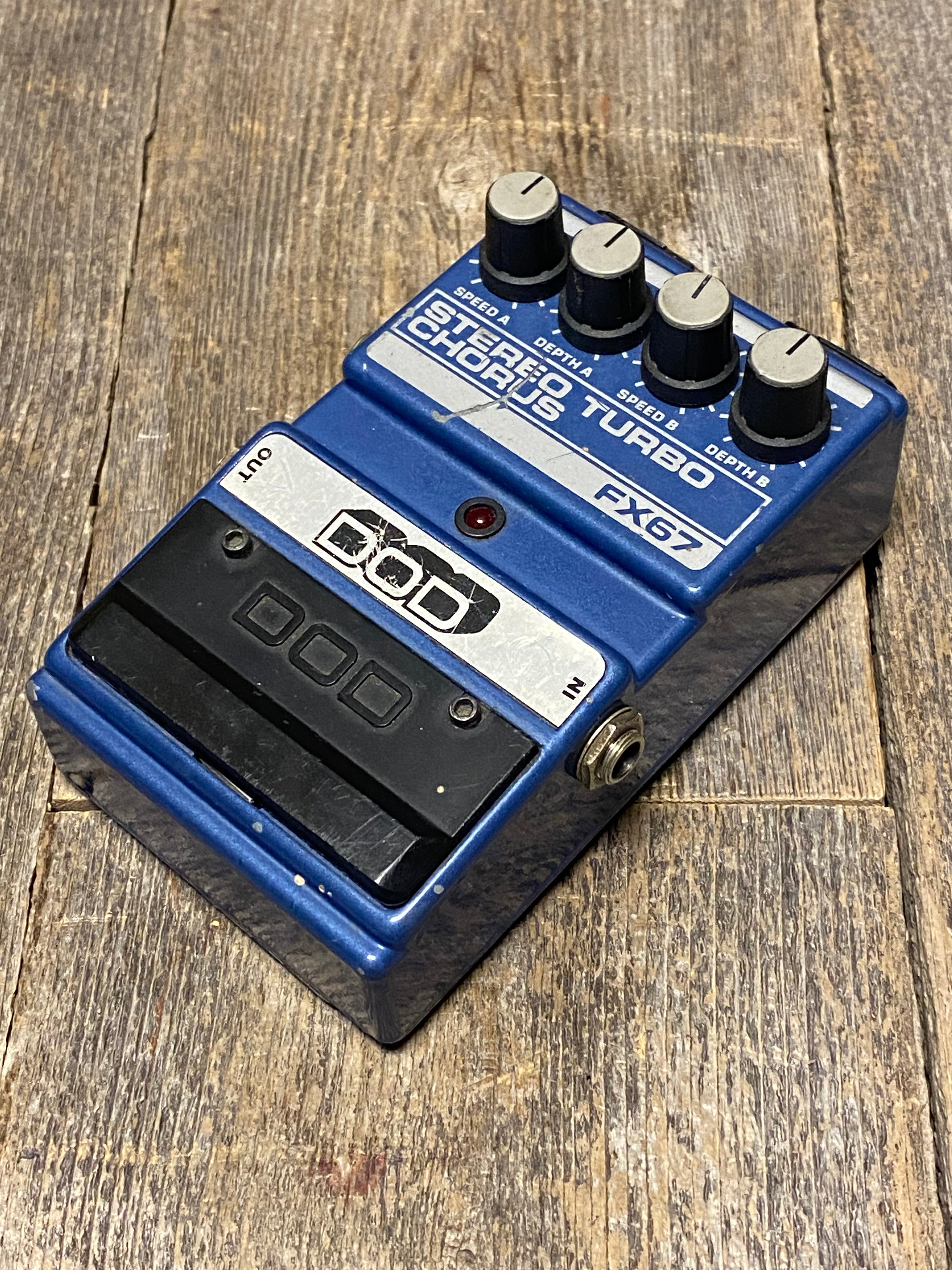dod chorus pedal Used DOD FX67 Stereo Turbo Chorus – More Gain Music