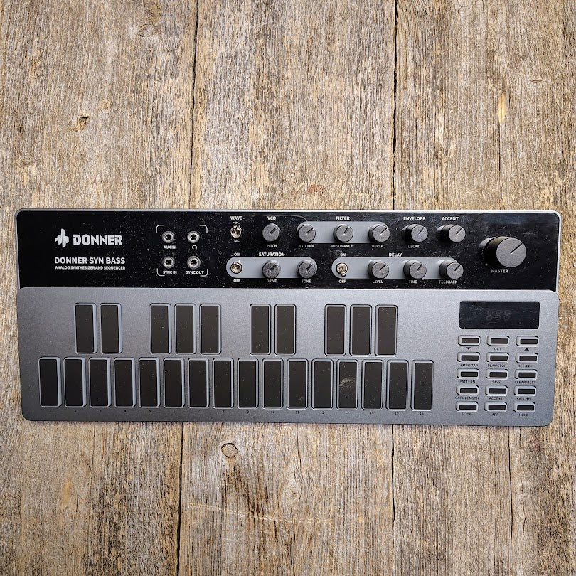 Used Donner Analog Bass Synthesizer and Sequencer