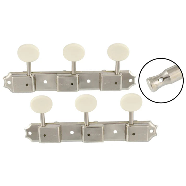 Gotoh Vintage-style Deluxe 3x3 Strip Keys (Multiple FInishes)