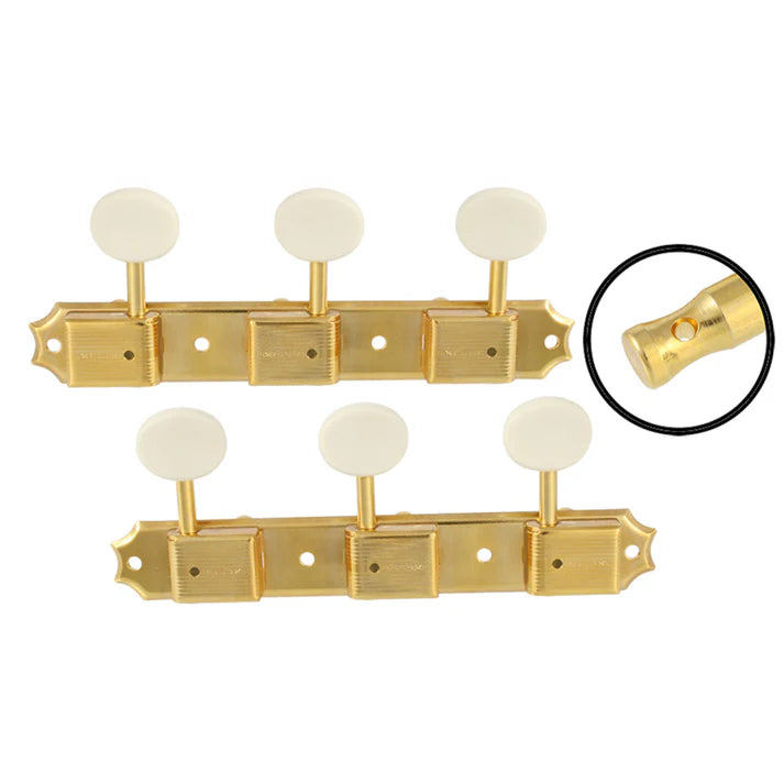 Gotoh Vintage-style Deluxe 3x3 Strip Keys (Multiple FInishes)