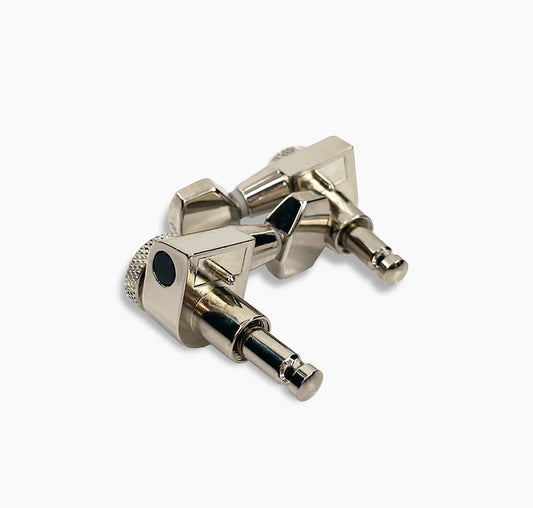 True Lok Mid-Size Locking Tuners - 3x3, Single Pin Schaller Style Button
