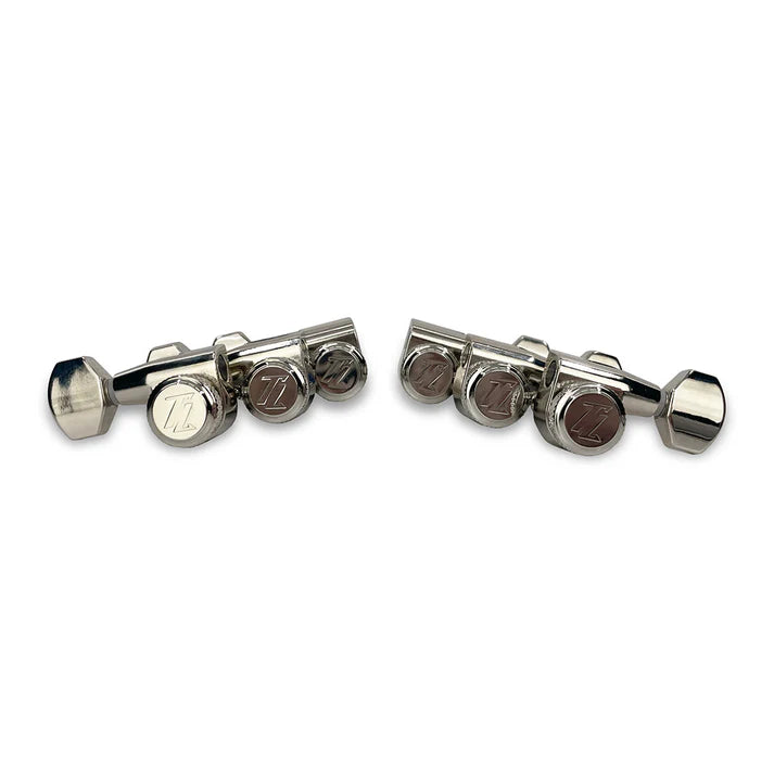 True Lok Mid-Size Locking Tuners - 3x3, Single Pin Schaller Style Button
