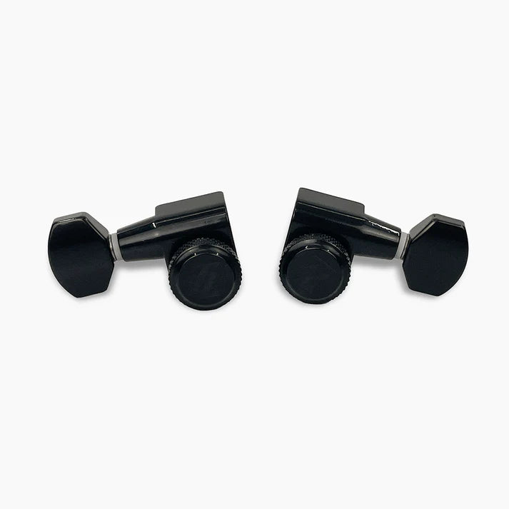 True Lok Mid-Size Locking Tuners - 3x3, Single Pin Schaller Style Button