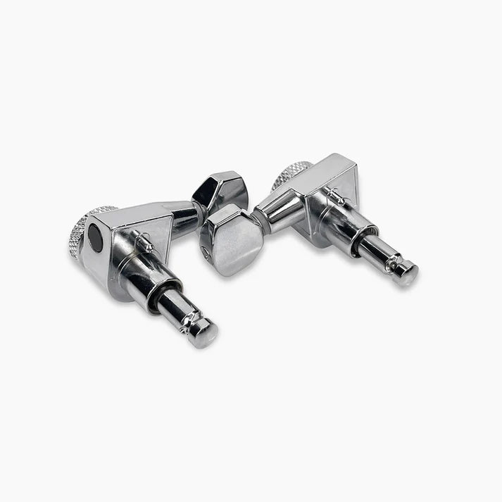 True Lok Mid-Size Locking Tuners - 3x3, Single Pin Schaller Style Button