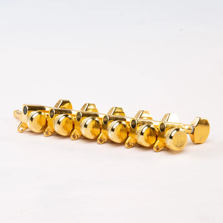 True-Lok Mini Locking Tuners - 6-in-line Schaller Style button
