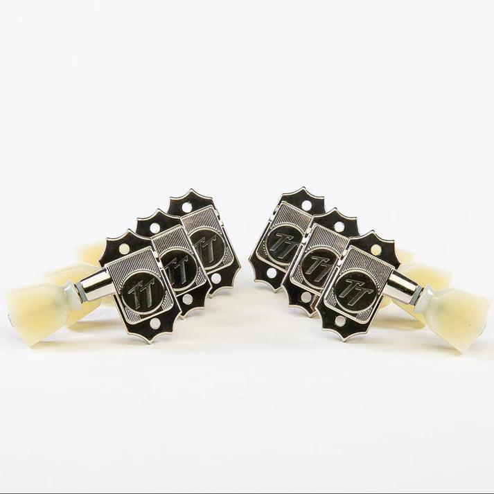True Tune - Vin Mod 3x3 - Cream Keystone Button - Nickel