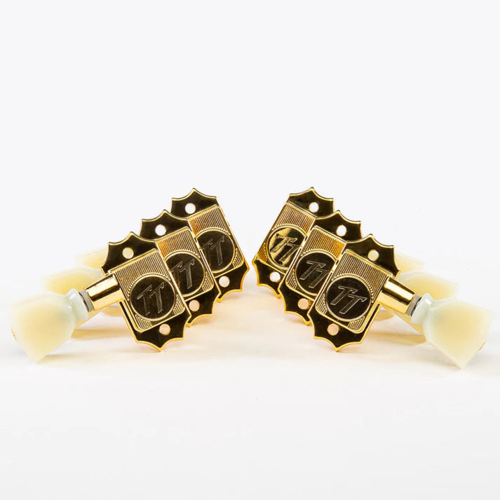 True Tune - Vin Mod 3x3 - Cream Keystone Button - Nickel