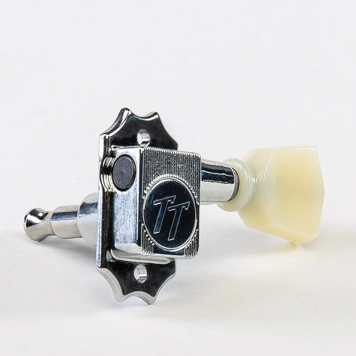 True Tune - Vin Mod 3x3 - Cream Keystone Button - Nickel