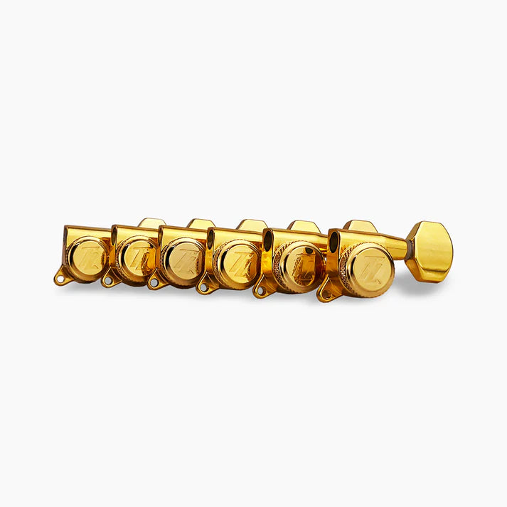 TK-7116-001 True Lok Mid-Size Locking Tuners 6-In-Line Scahller style button