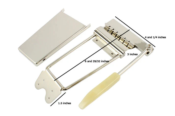 Long Gibson Style Vibrola Vibrato Tailpiece