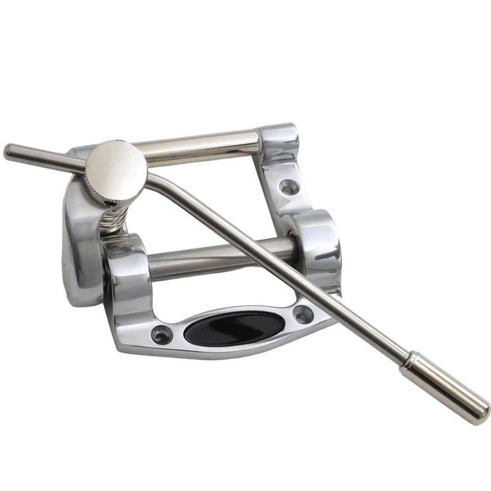 Goldo G5 Tremolo, Short - Left Hand, Polished Aluminum