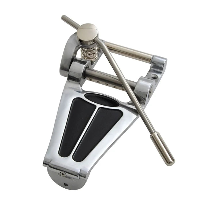 Goldo G7 Tremolo, Long - Left Hand, Polished Aluminum