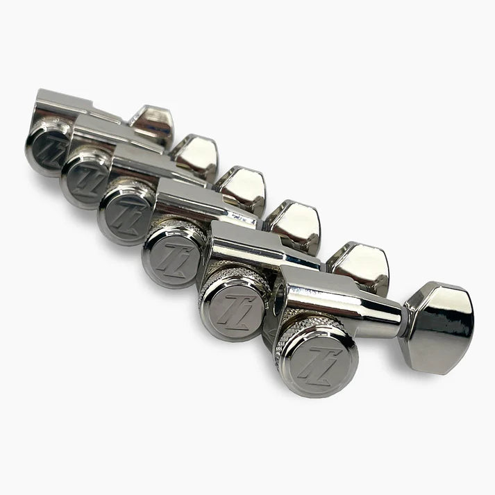 True Lok Mid-Size Locking Tuners - 6-In-Line, Single Pin