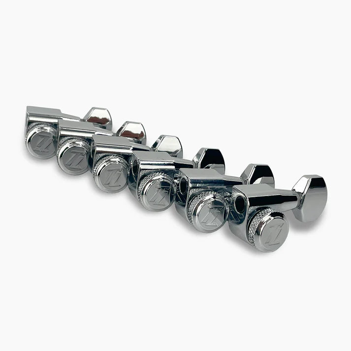 True Lok Mid-Size Locking Tuners - 6-In-Line, Single Pin