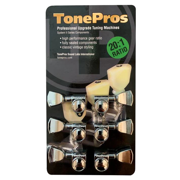 Tonepros GKH33X Keystone Tuning Keys, 3x3, Set of 6