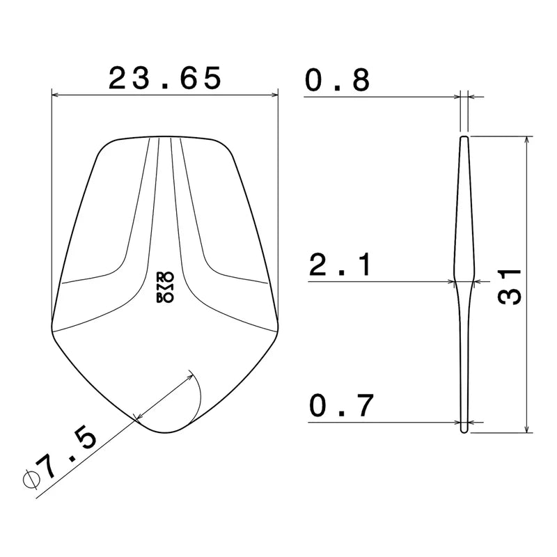 Rombo RDUMX4 Dune Pick Set (4)