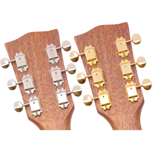 Gotoh SD90 3x3 Vintage Style Oval Button Keys Nickel (Qty 6) (C)