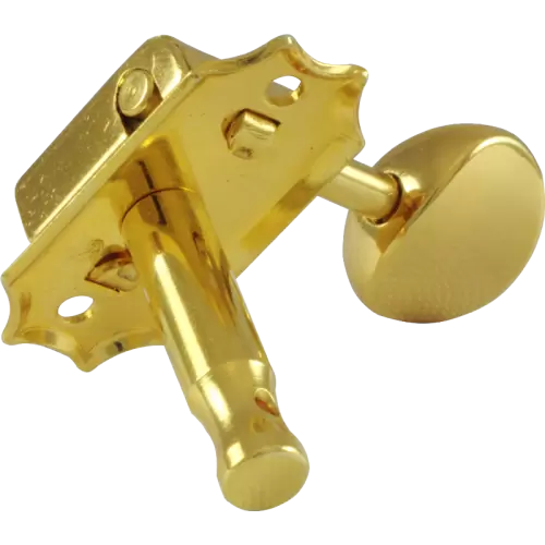 Gotoh SD90 3x3 Vintage Style Oval Button Keys Nickel (Qty 6) (C)