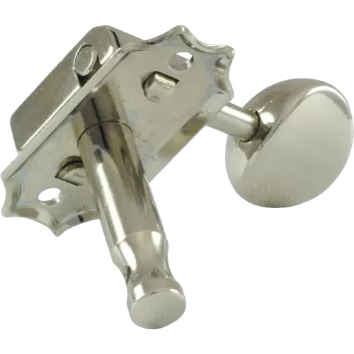 Gotoh SD90 3x3 Vintage Style Oval Button Keys Nickel (Qty 6) (C)