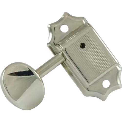 Gotoh SD90 3x3 Vintage Style Oval Button Keys Nickel (Qty 6) (C)