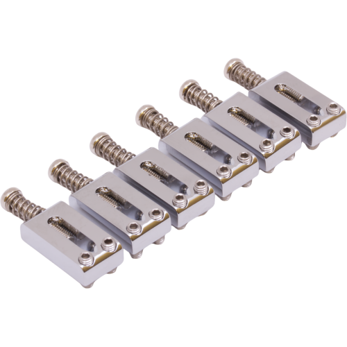 Gotoh S11 Brass Guitar Bridge Saddles Chrome (C)