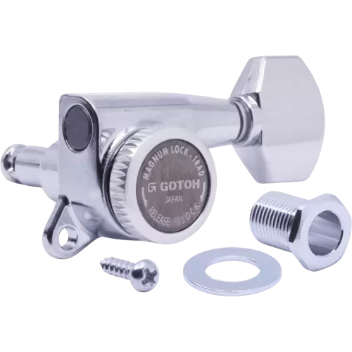 Gotoh SG381-MG-T Magnum Lock Tuning Machines 6 in-line (7 String + 8 String) Chrome