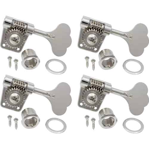 Gotoh GB528 Res-O-Lite Bass Tuining Machines nickel 4 in line(C)