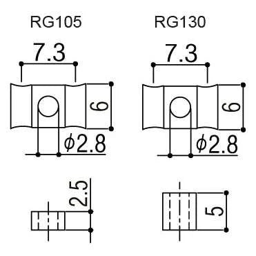 Gotoh String Guide - RG105/RG130 Relic, Aged Nickel