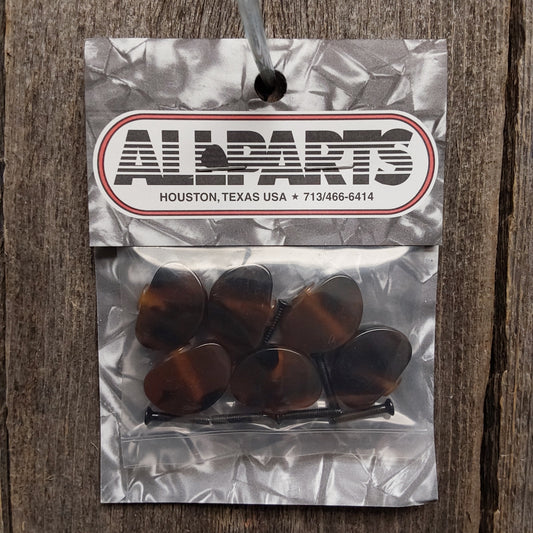 Allparts TK-7724-043 Tuning Machine Button Set for Grover Tortoise Shell Bean Shape