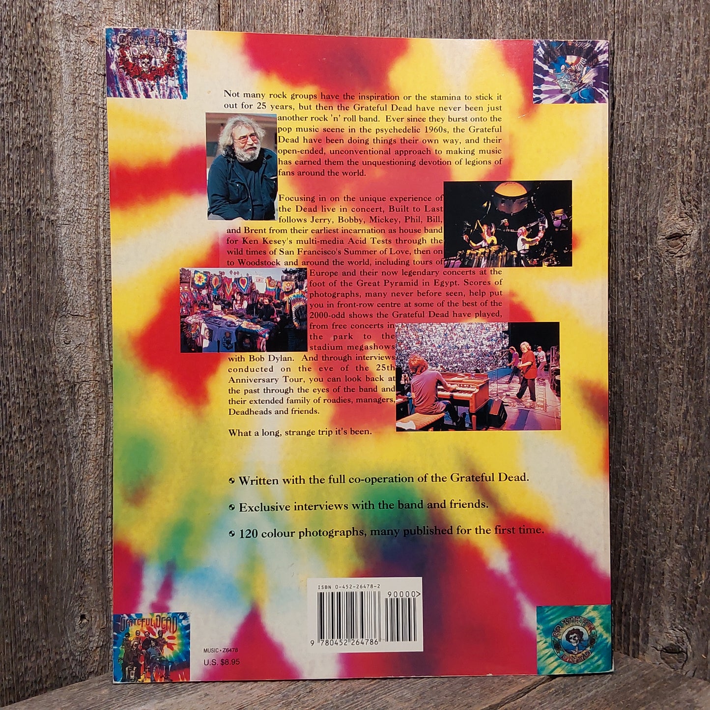 Used Built to Last Grateful Dead 25th Anniversary book by Jamie Jensen 1990 Good condition