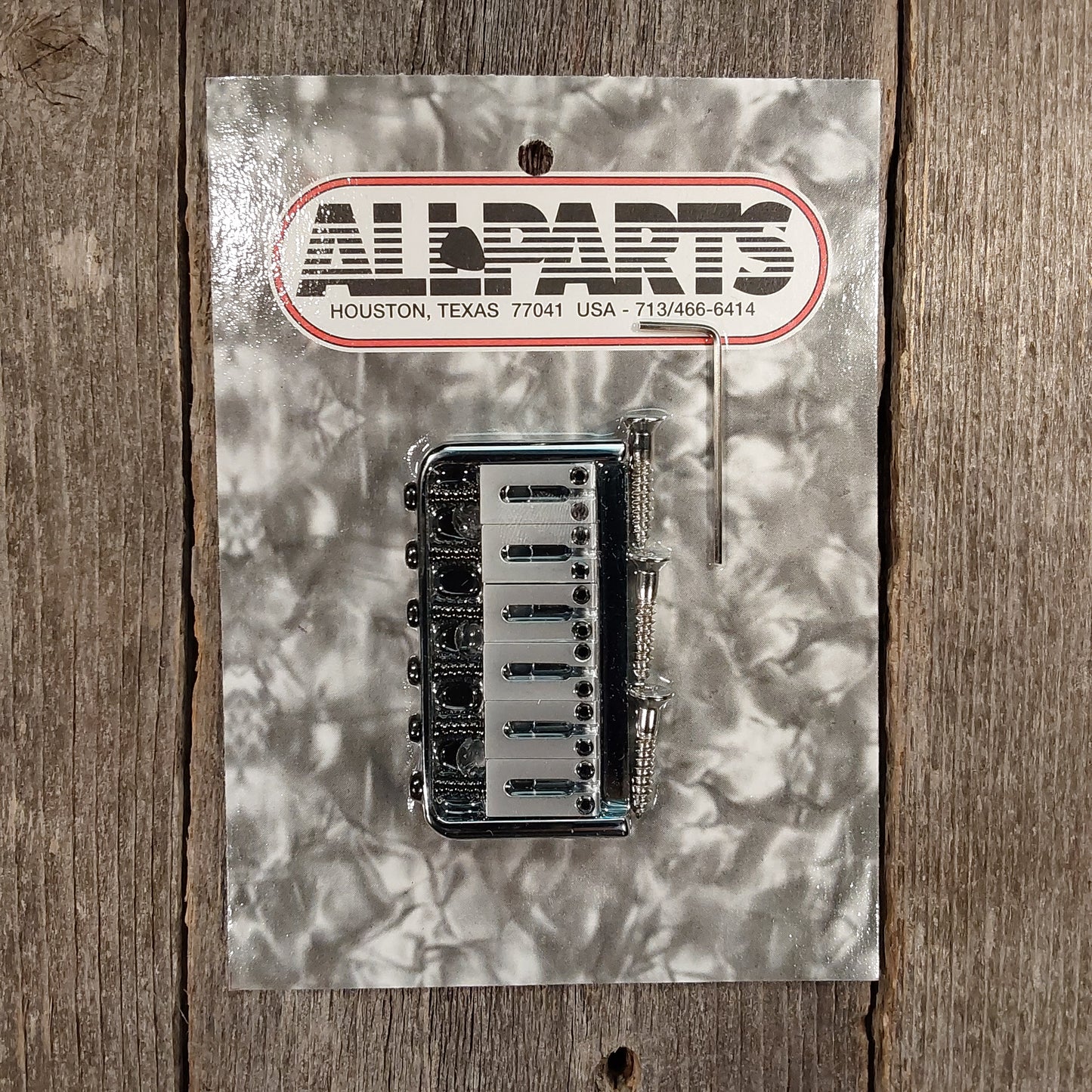 Allparts SB-5107-010 Non-Tremolo Bridge Hardtail Nickel