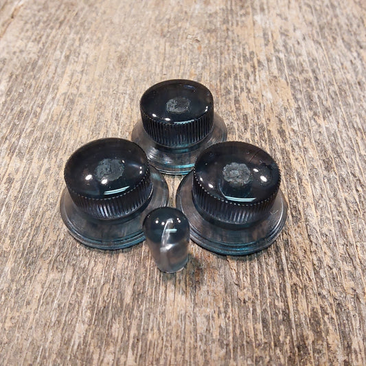 Knobhead PDX - Smoked Bell knobs w/ Switch tip Set of 3