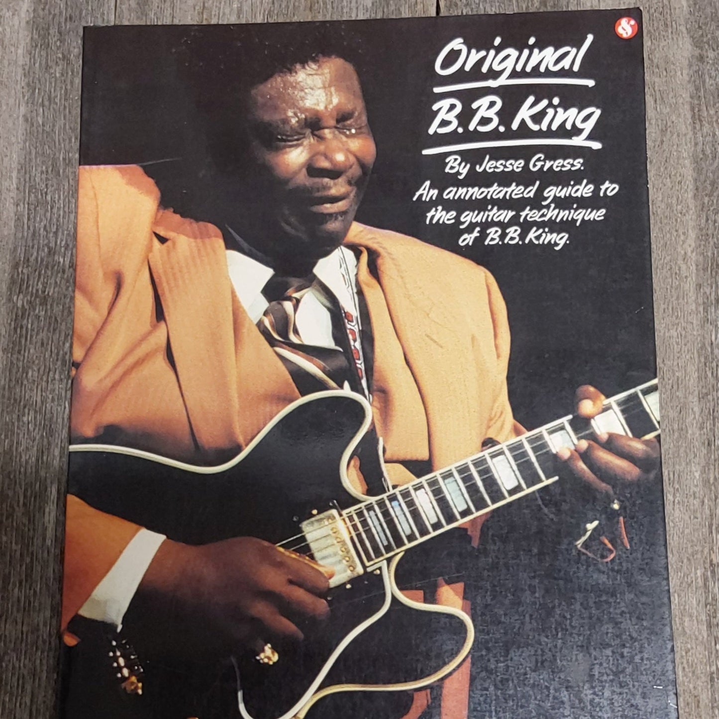 Used Original B.B.King Lesson Book 1989 AMSCO by Jesse Gress