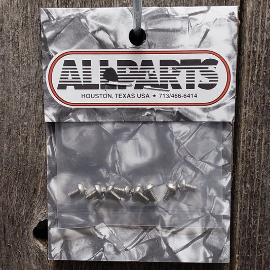 Allparts GS-0368-005 Blade Switch Screws Stainless Pack of 8