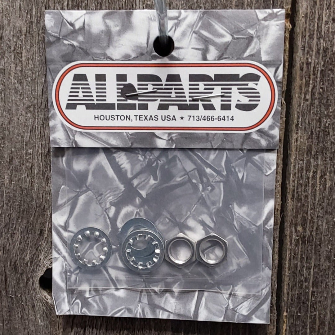 Allparts EP-4970-000 Nuts and Washers for USA Pots and Jacks Set of 2
