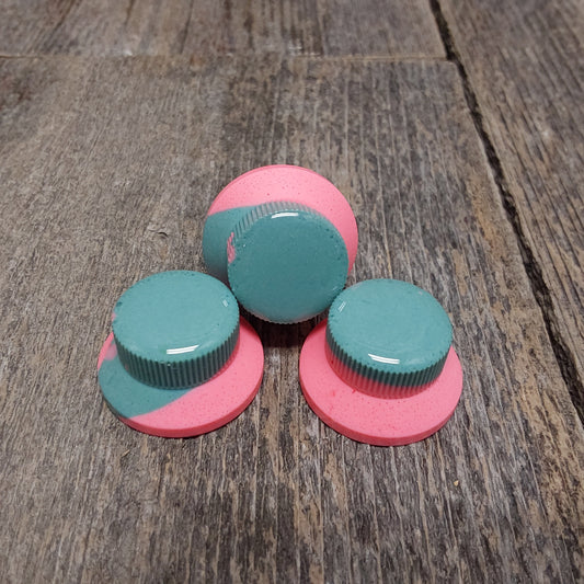 Knobhead PDX Minty Green and Pink Bell knob (set of 3)