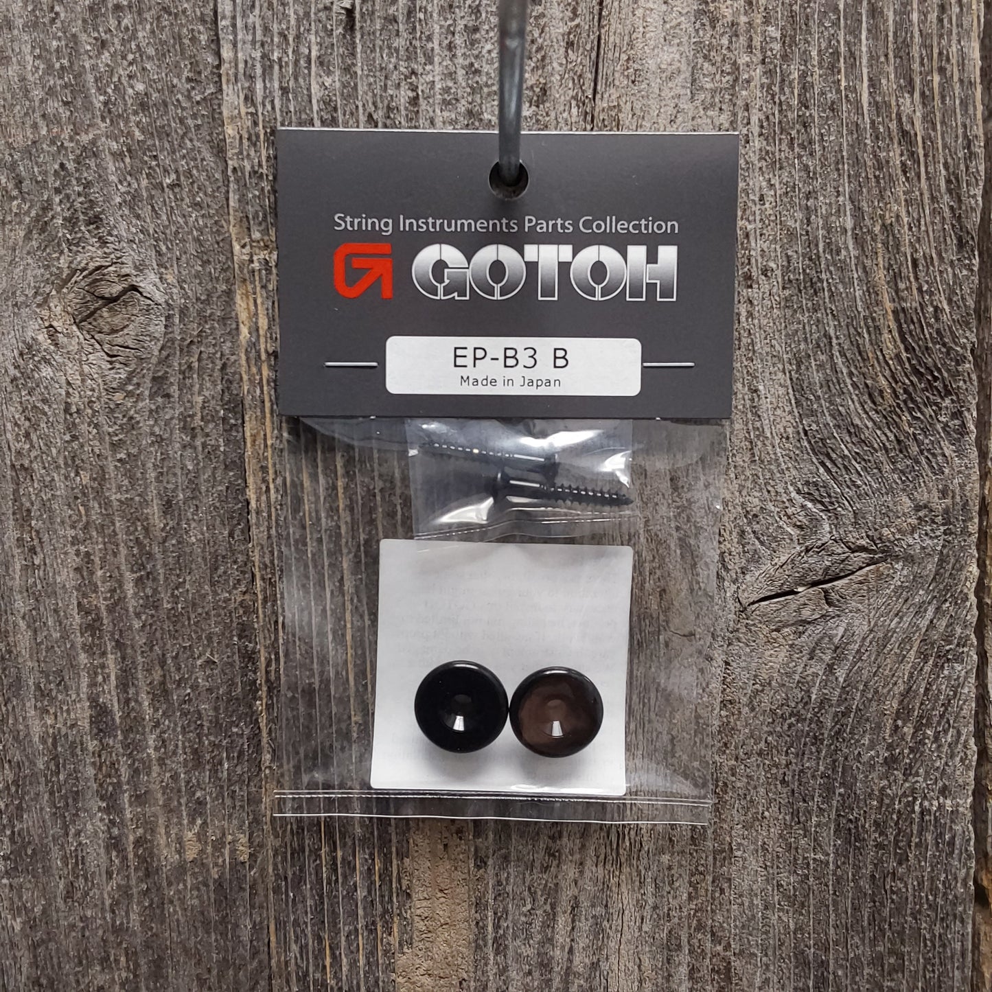Gotoh Oversized Strap Buttons (Nickel, Black or Gold)