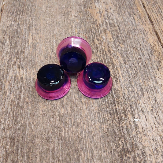 Knobhead PDX Purple and fuchsia Bell knob (set of 3)