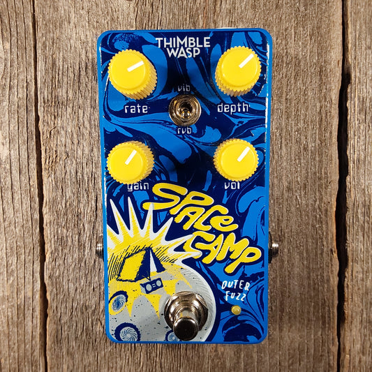 Thimble Wasp Effects Space Camp Fuzz with Vibrato or Reverb
