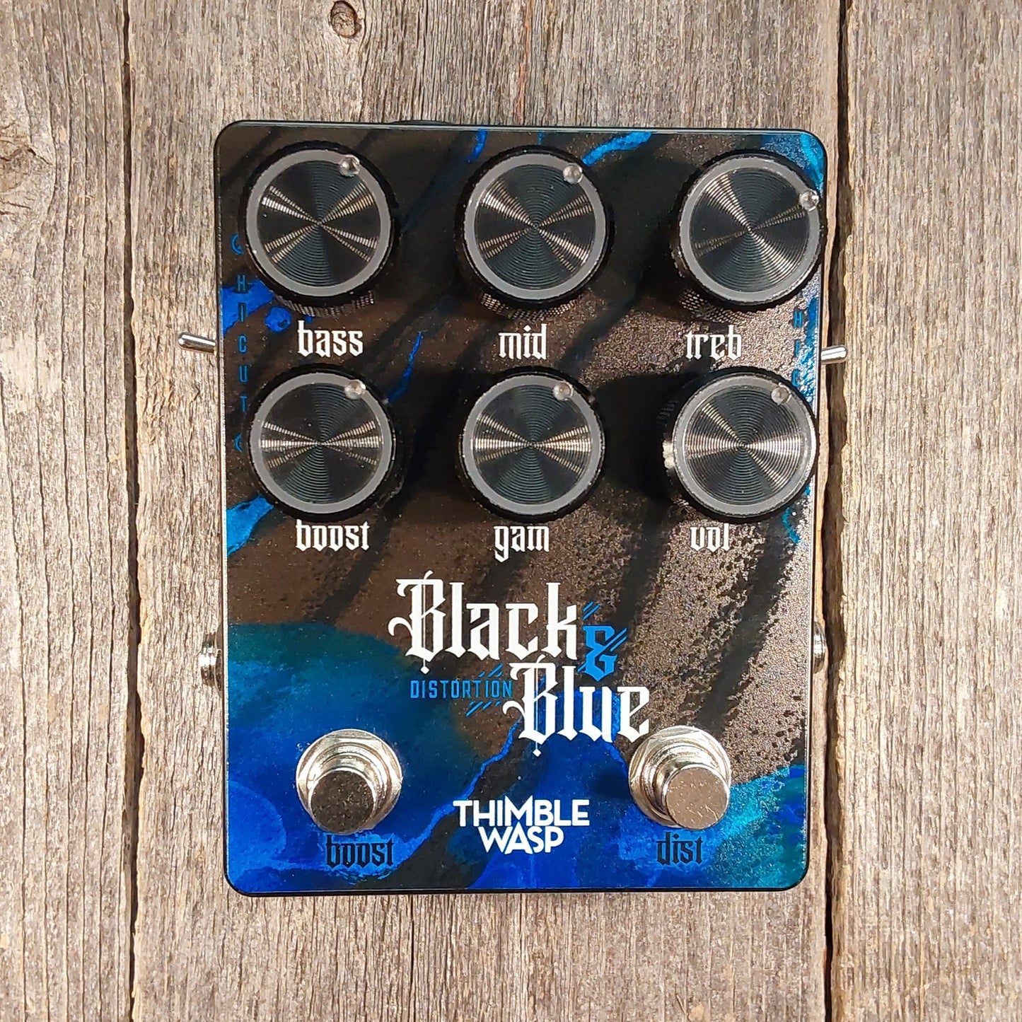 Thimble Wasp Black And Blue Distortion w/Boost