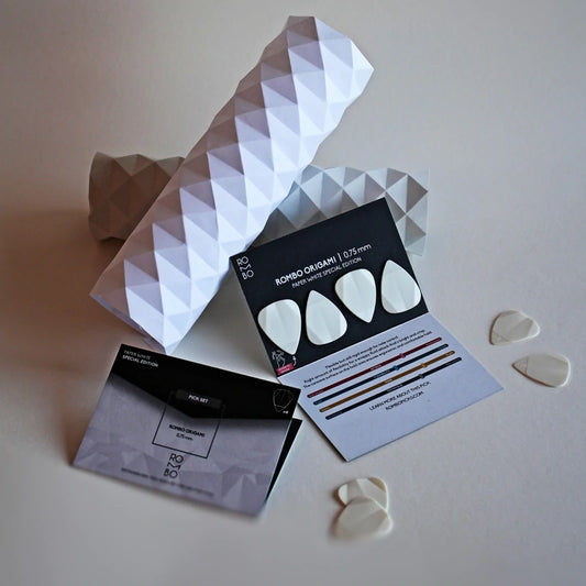 Rombo Picks Origami Picks Limited Edition Paper White