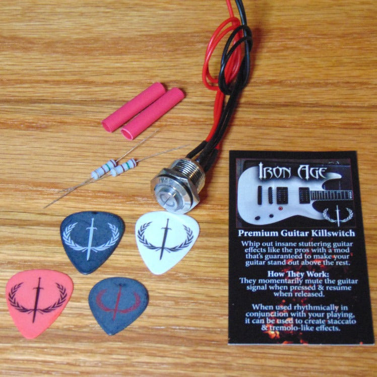 Iron Age Accessories Killswitch Spartan Steel w/LED With Logo (3 colors)